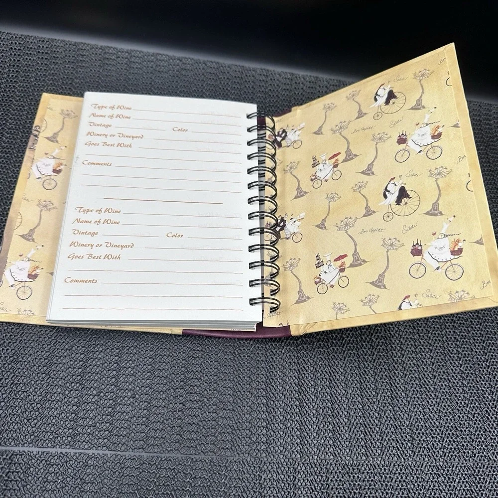Jennifer Garant Wine Journal Present Company 2004 Hardcover Unused Gift Book